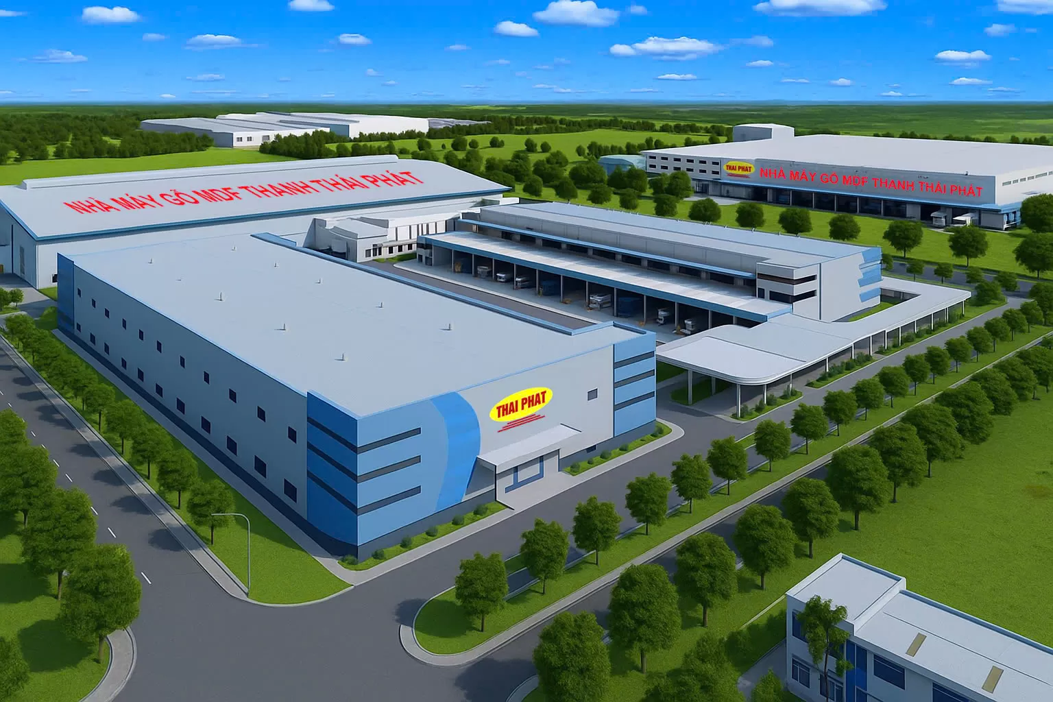 Nhà máy chế biến gỗ MDF Thái Phát